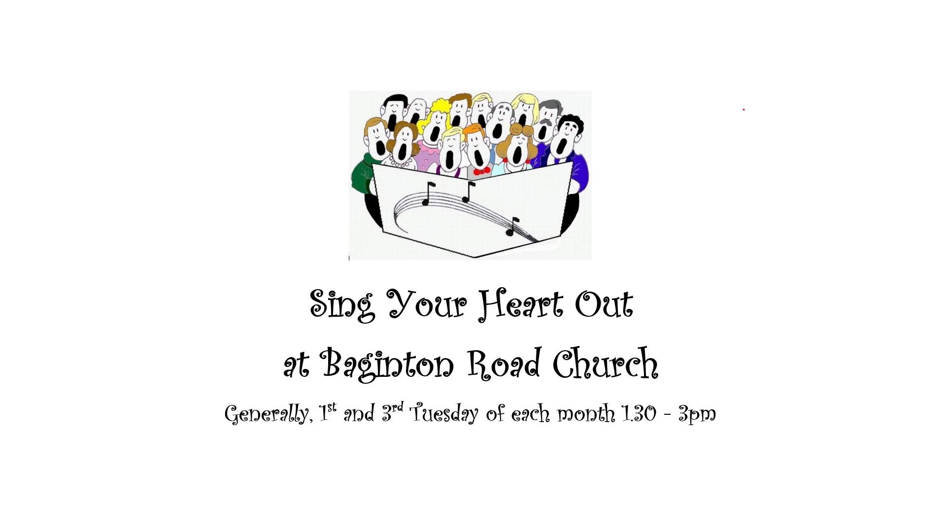 Sing Your Heart Out @ Baginton Road Church