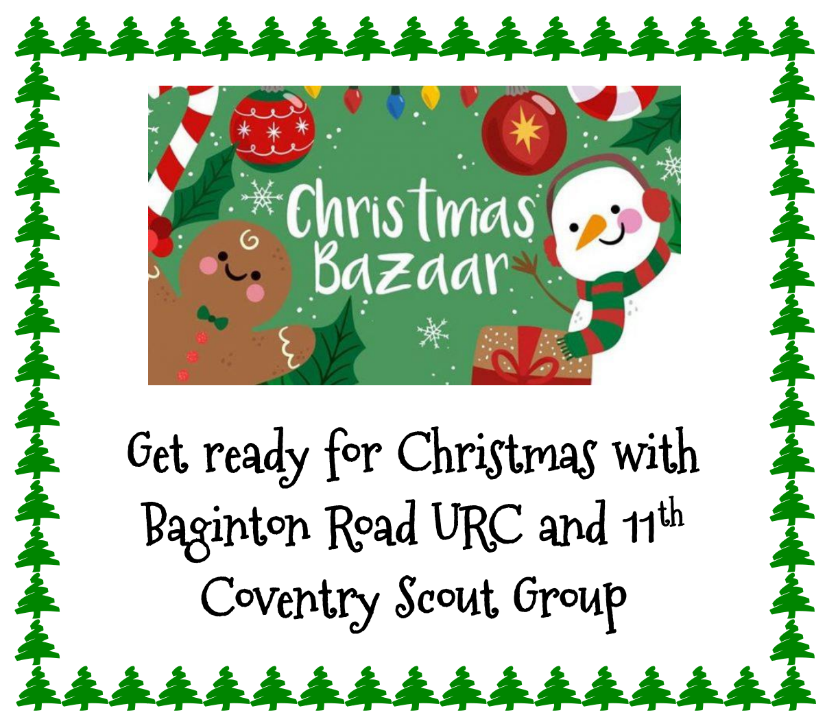 Scouts Christmas Bazar – Saturday 25th November
